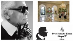 Portrait Sitting by Karl Lagerfeld